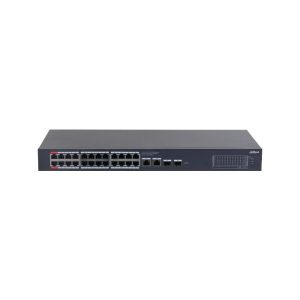 Switch PoE Gigabit 24+4 puertos · 240W Dahua DH-CS4228-24GT-240-V2 - Intelix Safety