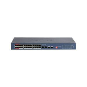 Switch PoE Gigabit 24+4 puertos · 375W Dahua DH-CS4228-24GT-375-V2 - Intelix Safety