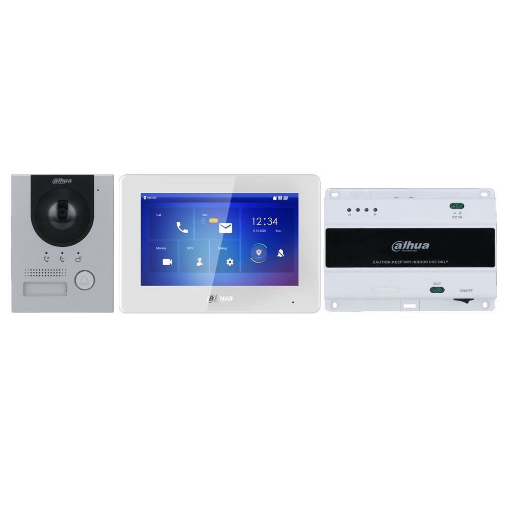 Kit videoportero 2 hilos Serie Dahua DHI-KTD01L(S) - Intelix Safety