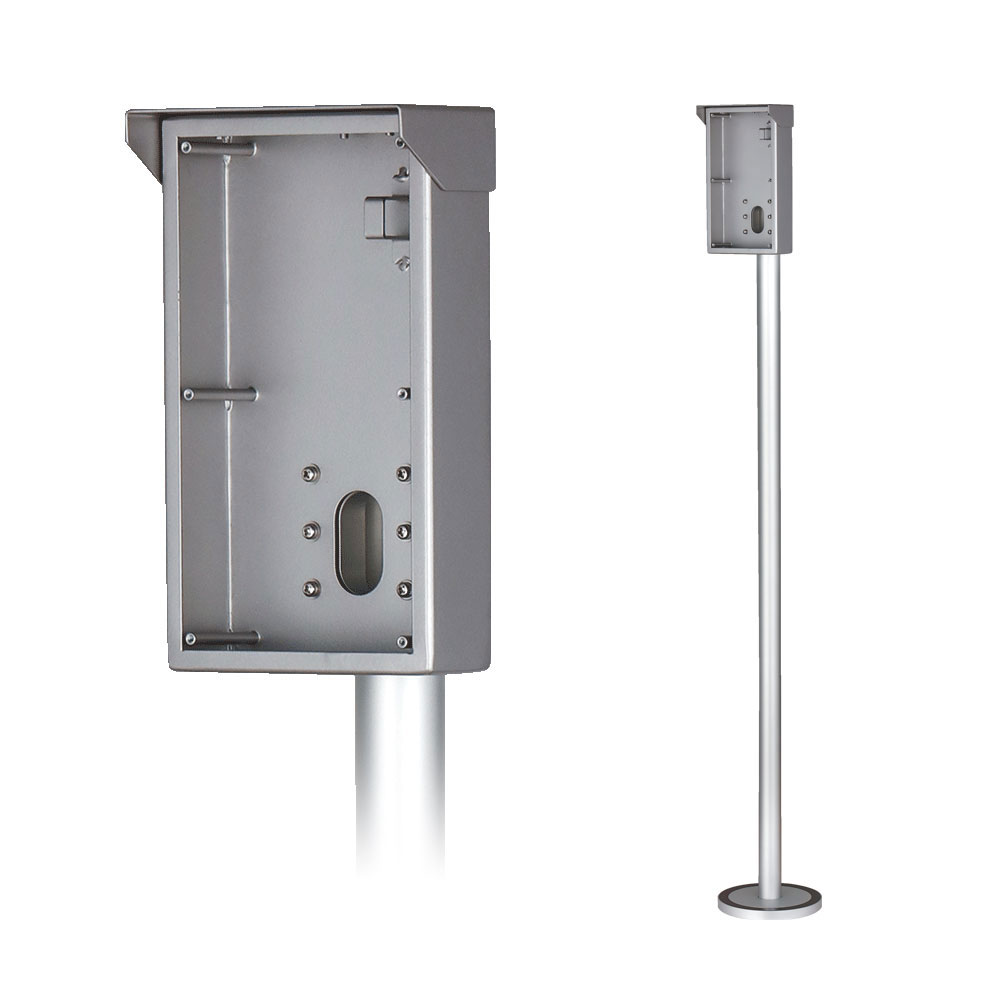 Cubierta de lluvia con poste de suelo para 1-2 módulos · Plata Dahua VTM61R2 - Intelix Safety
