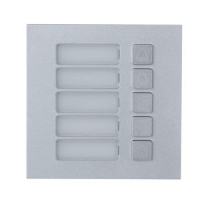 Módulo de 5 botones para videoportero · Plata Dahua VTO4202F-MB5 - Intelix Safety