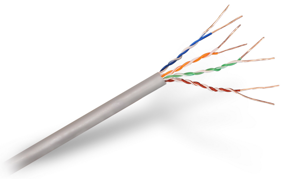 Bobina 100 metros Cable de Red Cat5e UTP 100% Cobre para Exterior PE Negro Dahua A133-0208 - Intelix Safety