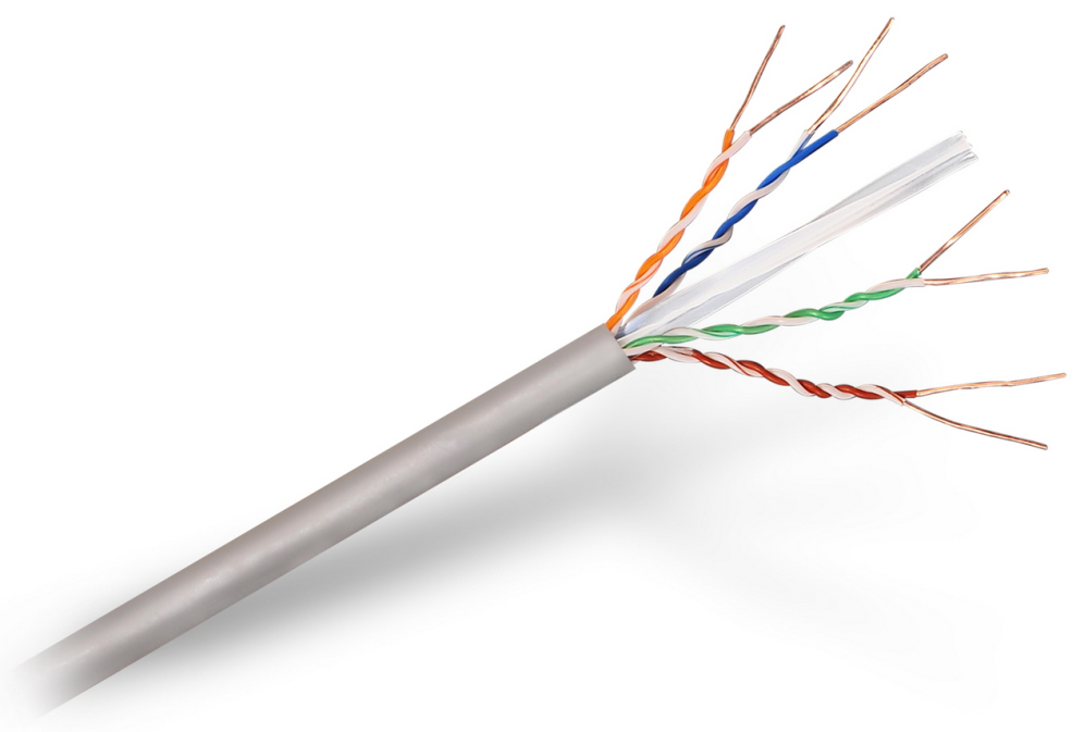 Bobina 305 metros Cable de Red Cat6 UTP 100% Cobre Exterior PE Negro Dahua A135-0262 - Intelix Safety
