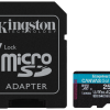 Tarjeta de Memoria MicroSDXC Kingston Canvas Go! Plus 256GB Dahua SDCG4/256GB - Intelix Safety