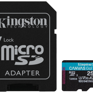 Tarjeta de Memoria MicroSDXC Kingston Canvas Go! Plus 256GB Dahua SDCG4/256GB - Intelix Safety