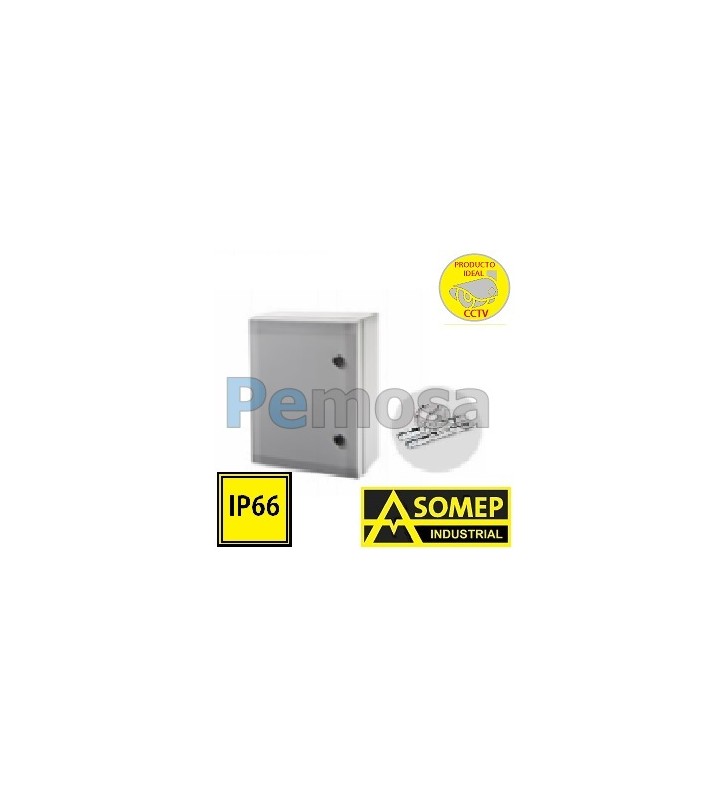 Caja Estanca de Exterior IP66 para Equipos de Red y CCTV con Soporte de Mastil Dahua DMI-SOL-CAJ-EXT - Intelix Safety