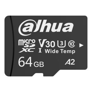 Tarjeta microSD TF-W100 64GB · Amplia temperatura Dahua TF-W100/64GB - Intelix Safety