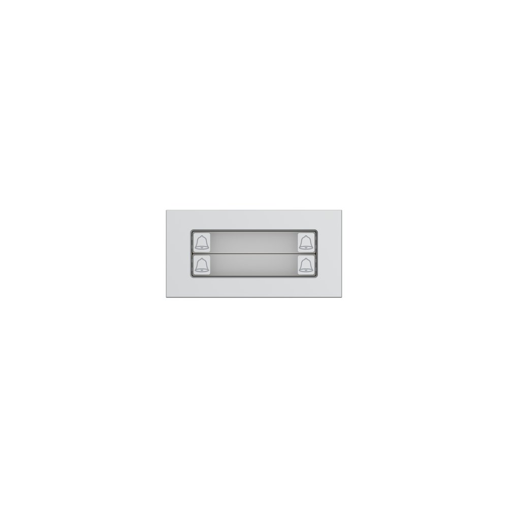 Módulo de 4 botones para videoportero IP · Plata Dahua DHI-VTO4202F-MDB4 — vista 2