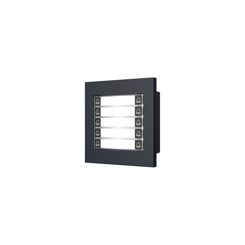 Módulo de 10 botones para videoportero IP · Negro Dahua DHI-VTO4202FB-MDB10 — vista 2