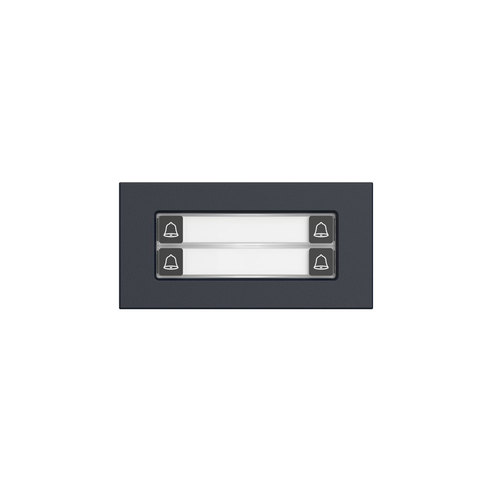 Módulo de 4 botones para videoportero IP · Negro Dahua DHI-VTO4202FB-MDB4 — vista 2