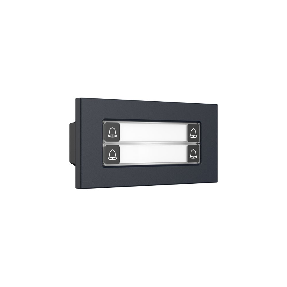 Módulo de 4 botones para videoportero IP · Negro Dahua DHI-VTO4202FB-MDB4 — vista 3