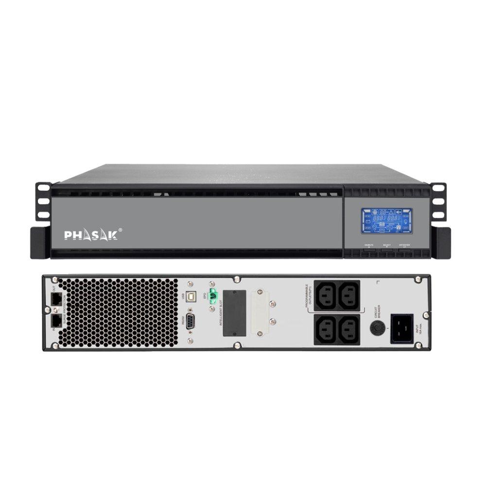 SAI online rack 19 pulgadas Phasak PH 9315 - vista frontal oficial