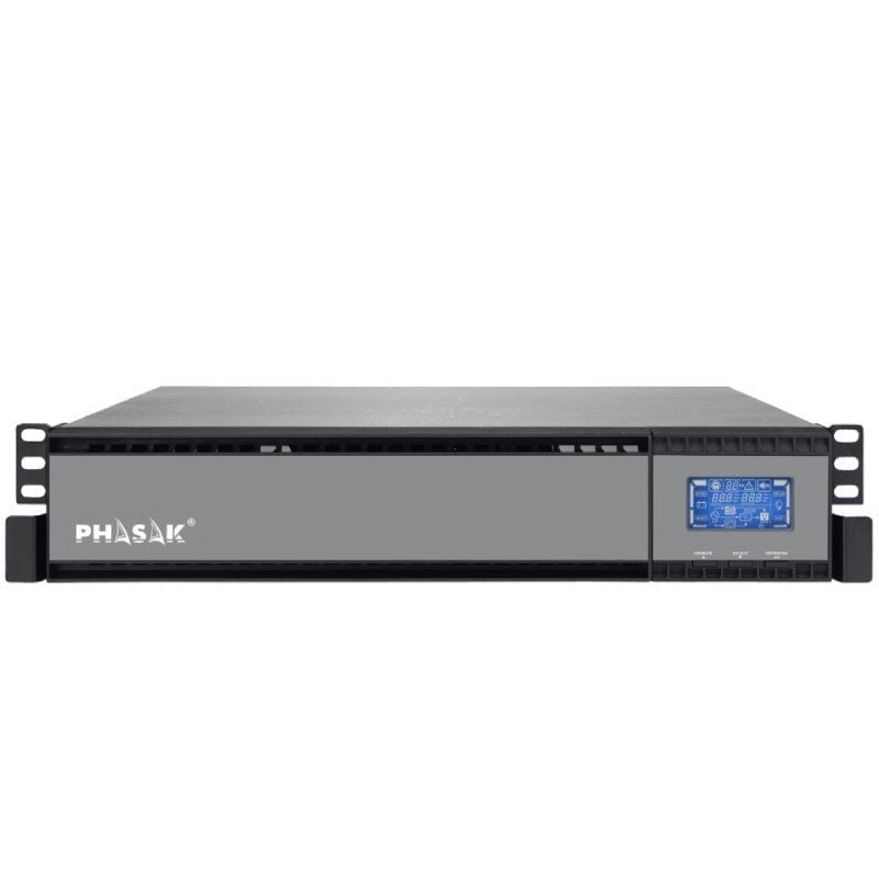 SAI Online Phasak Rack 19" 2000 VA LCD | 2000VA / 1800W Doble Conversión PH 9320