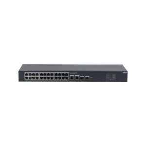 Switch gestionable cloud Dahua L2 de 26 puertos Gigabit (24 RJ45 + 2 uplink + 2 SFP) DH-CS4228-24GT